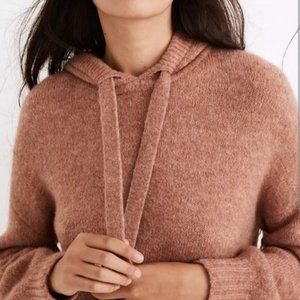 Madewell women hooded sweater small NEW WITH TAGS wool alpaca neutral Wilmington